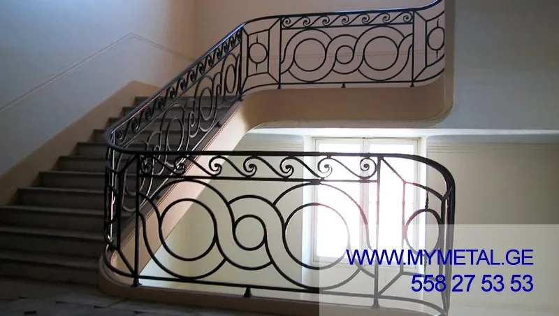 რკინის (ჭედური) მოაჯირი: #020