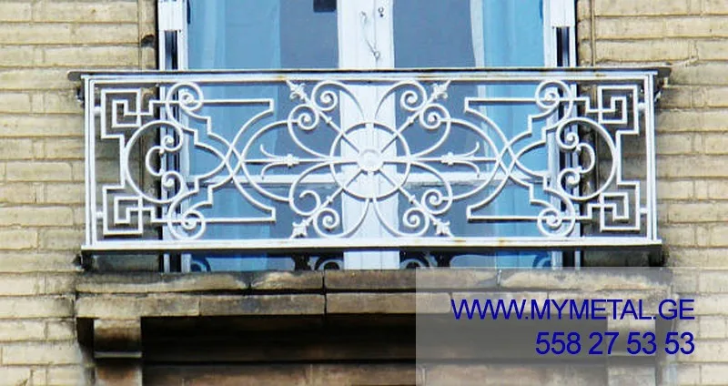 რკინის (ჭედური) მოაჯირი: #035