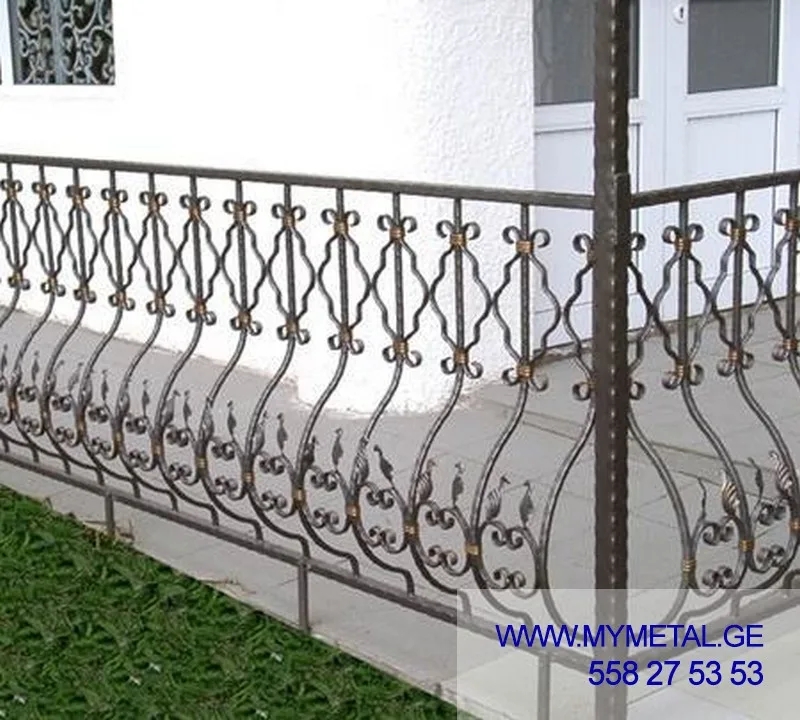 რკინის (ჭედური) მოაჯირი: #110