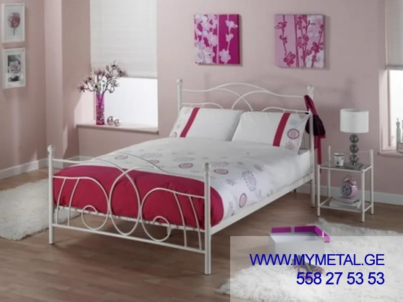 რკინის ჭედური საწოლი: #020
